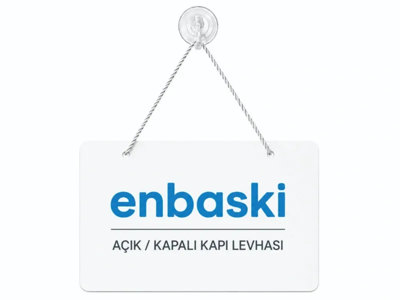 Açık / Kapalı Kapı Levhası
