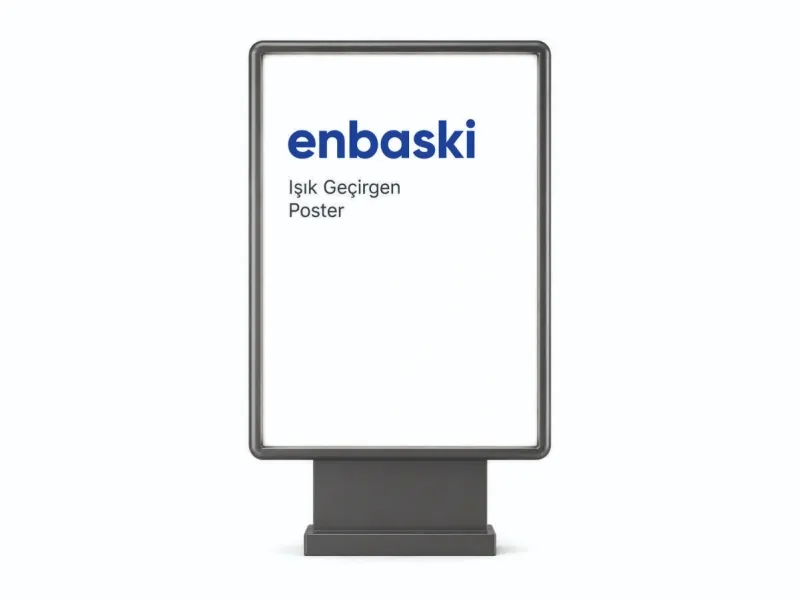 Afiş / Poster (Işık Geçirgen)