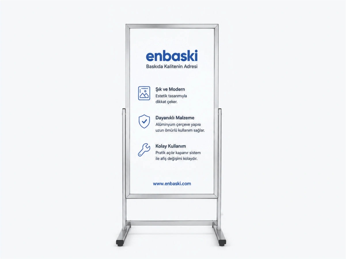 Ayaklı Poster Stand Panosu