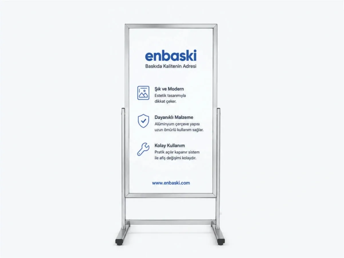 Ayaklı Poster Stand Panosu