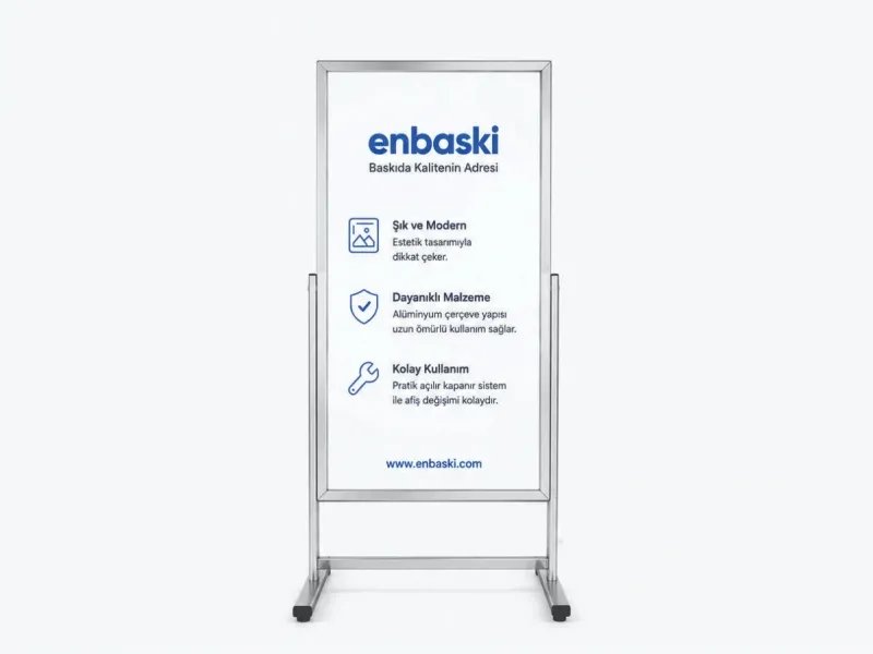Ayaklı Poster Stand Panosu