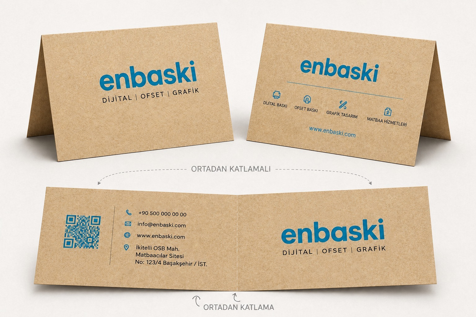 Katlamalı Kartvizit