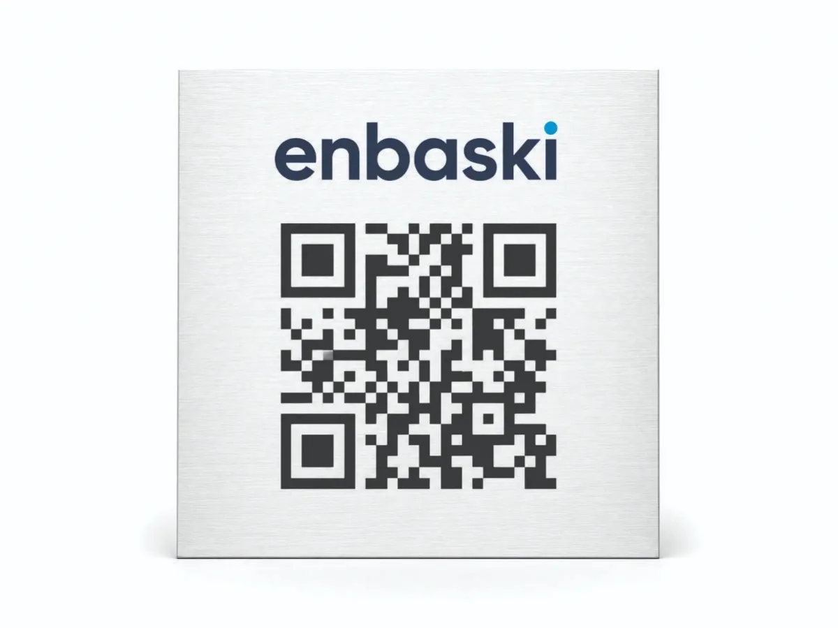 Metal QR Kod Menü