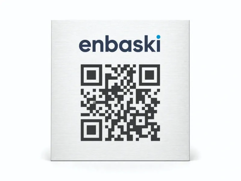 Metal QR Kod Menü
