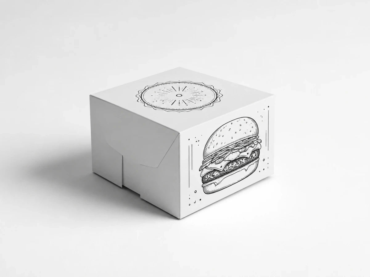Hamburger Kutusu (Hazır Tasarımlı)