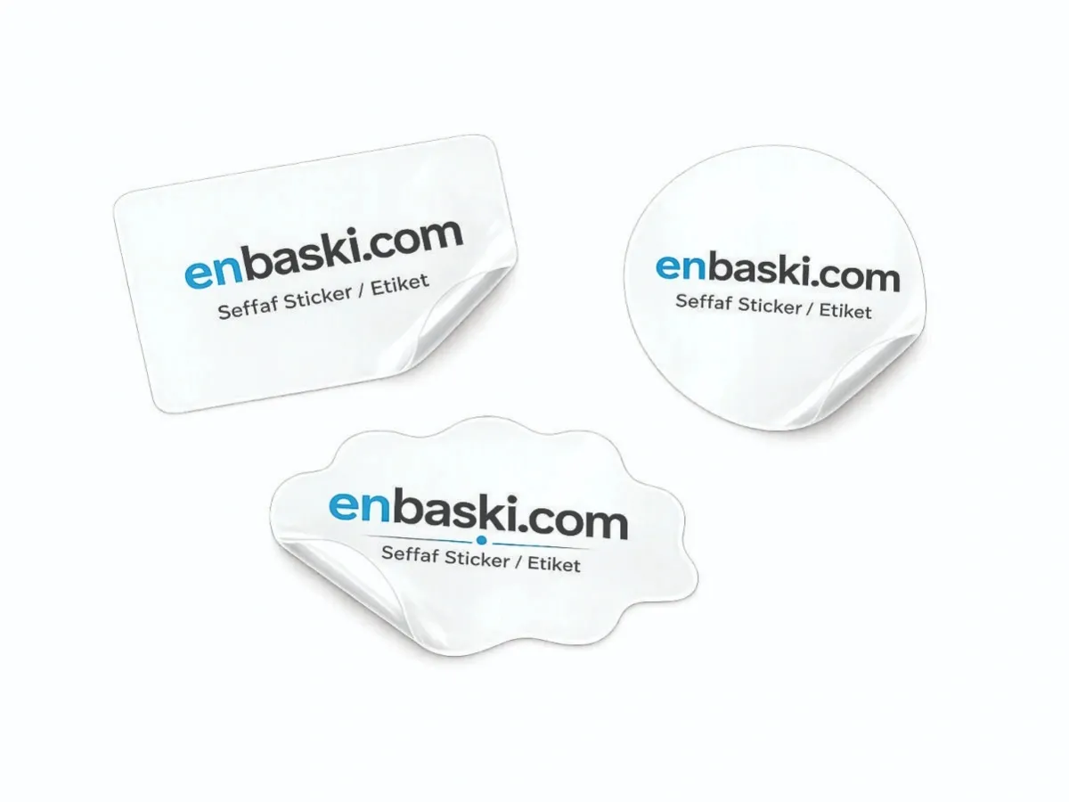 Şeffaf Sticker / Etiket