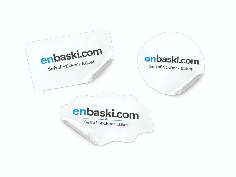 Şeffaf Sticker / Etiket