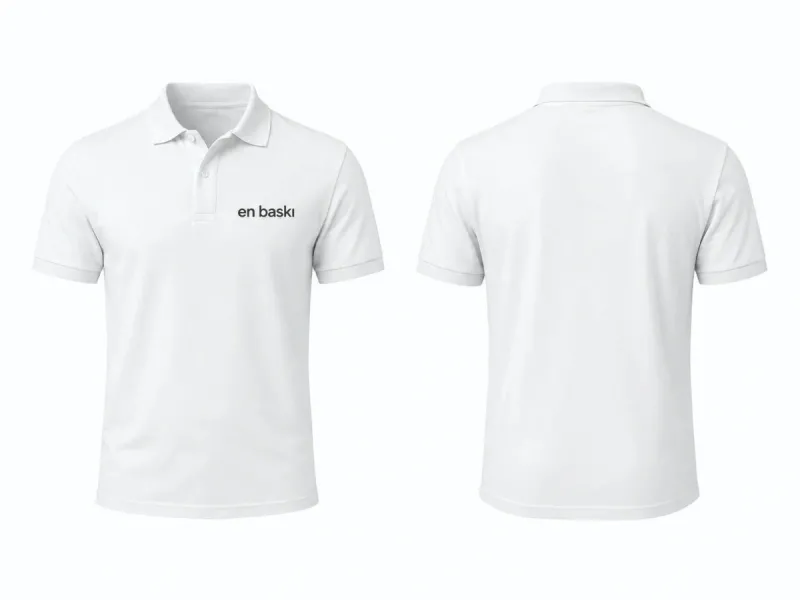 Spor Tişört Baskı - Polo Yaka
